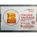Italian Sausage Links Frozen 5 LB Box